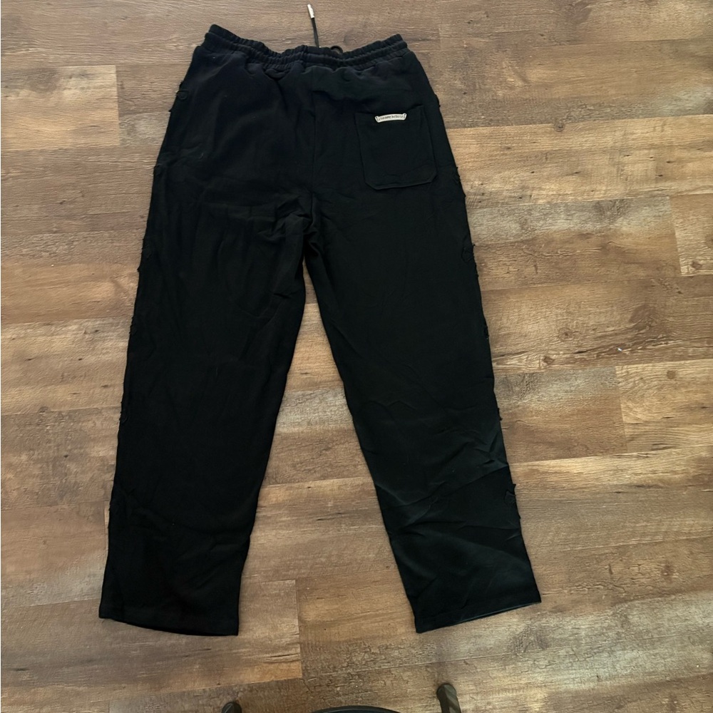 Black Chrome Hearts Sweatpants - Picture 2 of 4